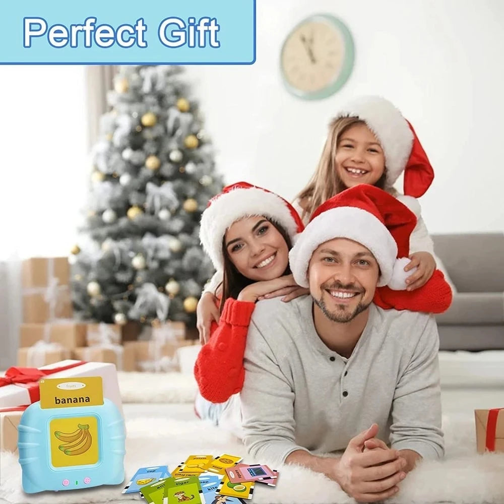 Talking Flash Cards for Kids – Interactive Electronic English Learning Toy with Audio, Educational Sight Word Reader for Toddlers, Preschool & Kindergarten