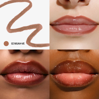 Sacheu STAY-N Peel-Off Lip Liner Stain – Long-Lasting Waterproof Lip Liner with Hyaluronic Acid & Vitamin E for All-Day Wear