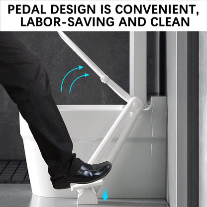 Foot Pedal Toilet Seat Lid Lifter – Hands-Free Foot-Operated Toilet Lid Opener for Hygienic Bathroom Use
