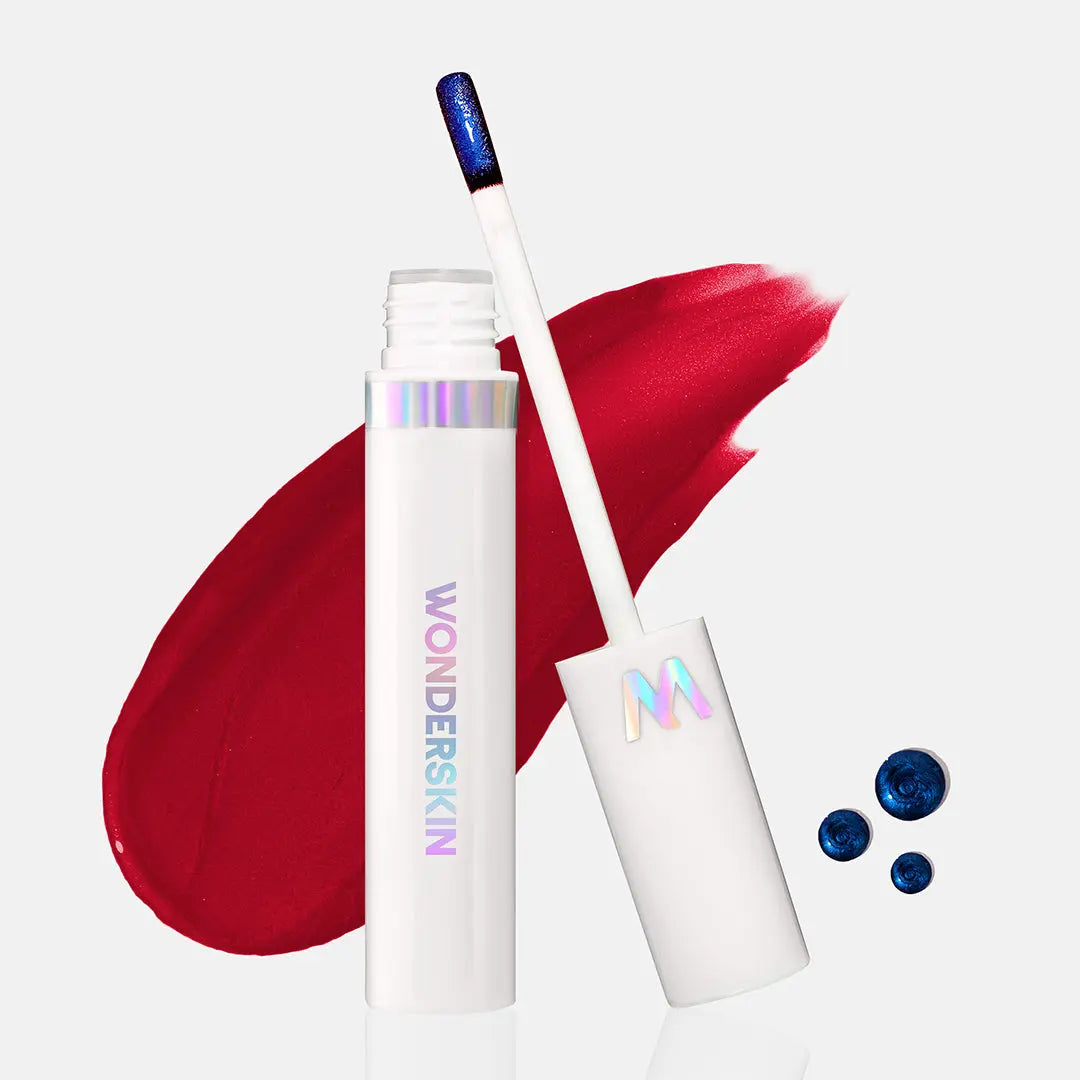 Wonderskin WONDER BLADING Lip Stain Masque – Waterproof, Transfer-Proof Long-Lasting Vegan Lip Color for All-Day Wear