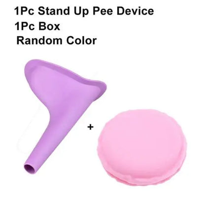 Portable Female Urinal – Soft Silicone Stand-Up Pee Device for Camping, Hiking, Travel & Outdoor Adventures