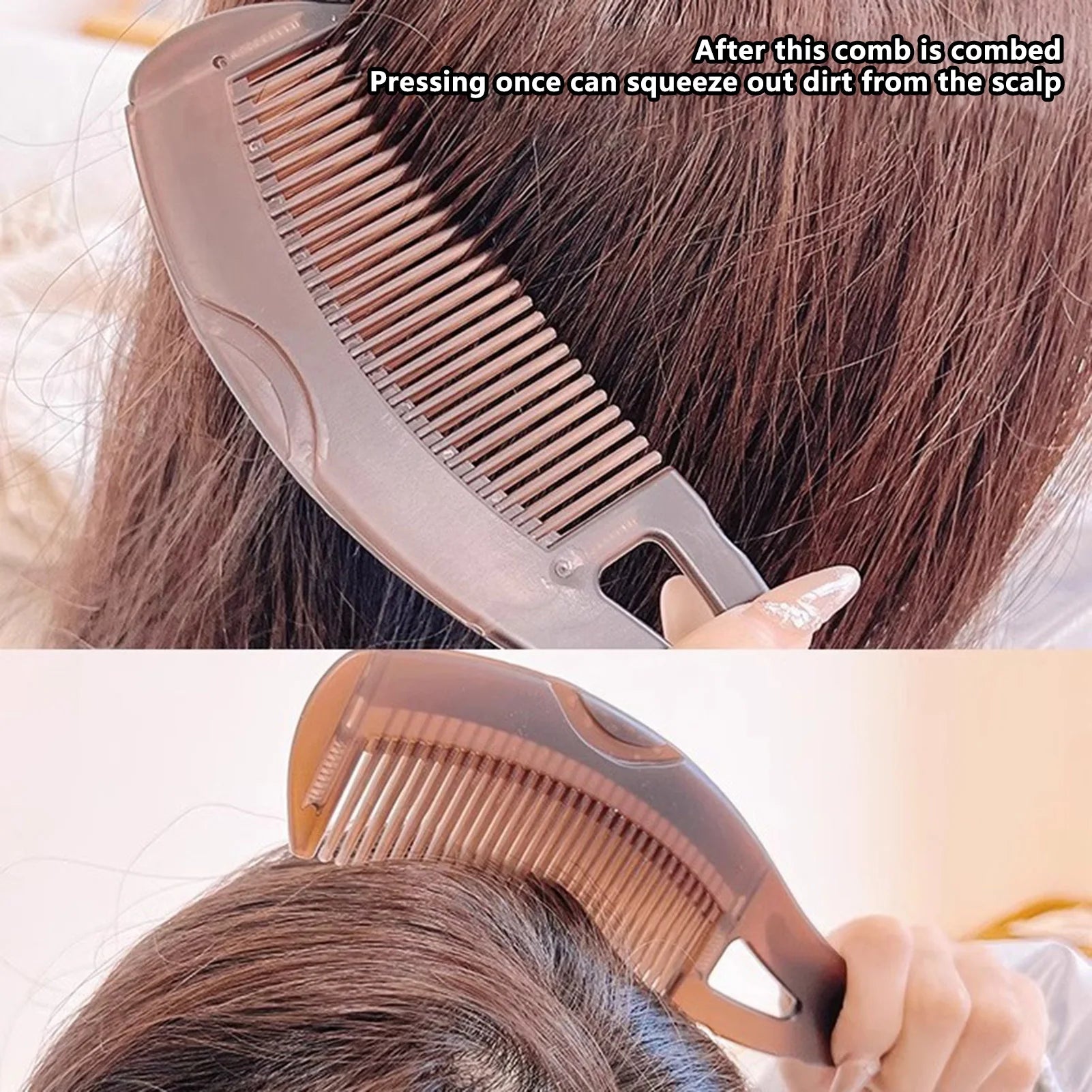 Scalp Massage Hair Comb – Detangling Hair Brush for Healthy-Looking Hair, Salon Styling & Everyday Hair Care