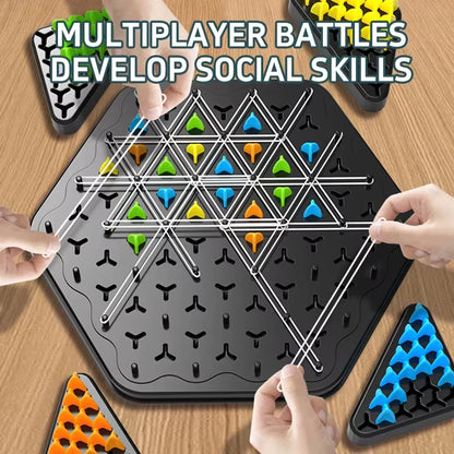 Chain Triangle Chess Splendor Duel Board Game – Strategic Family Logic Game for Kids & Adults