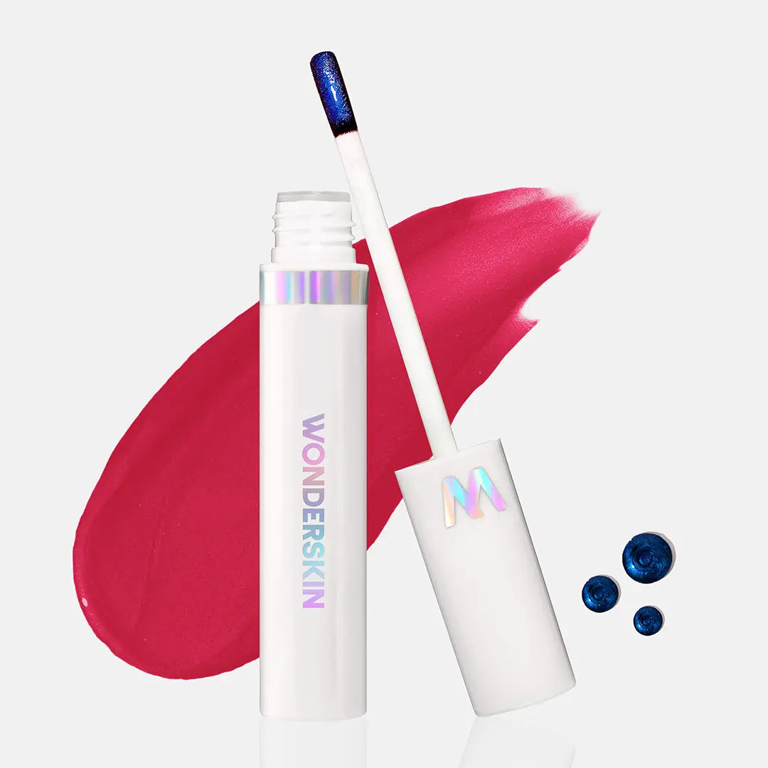 Wonderskin WONDER BLADING Lip Stain Masque – Waterproof, Transfer-Proof Long-Lasting Vegan Lip Color for All-Day Wear