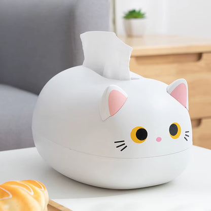 Cute Cartoon Tissue Box Cover – Multifunctional Decorative Tissue Holder for Home, Living Room, Dining Table & Coffee Table