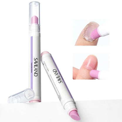 Saviland Cuticle Care Pen Set – Ceramic Cuticle Pusher & Nourishing Cuticle Oil for Healthy, Strong Nails