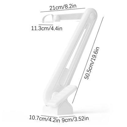 Foot Pedal Toilet Seat Lid Lifter – Hands-Free Foot-Operated Toilet Lid Opener for Hygienic Bathroom Use