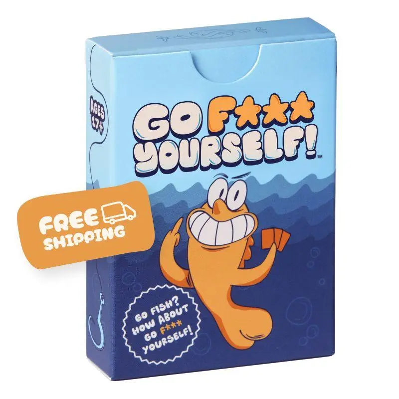 Go F* Yourself Adult Card Game – Hilarious Party Game for 3–10 Players, 52 Funny Cards, Fast & Easy to Learn, Perfect for Game Nights, White Elephant Gifts & Stocking Stuffers