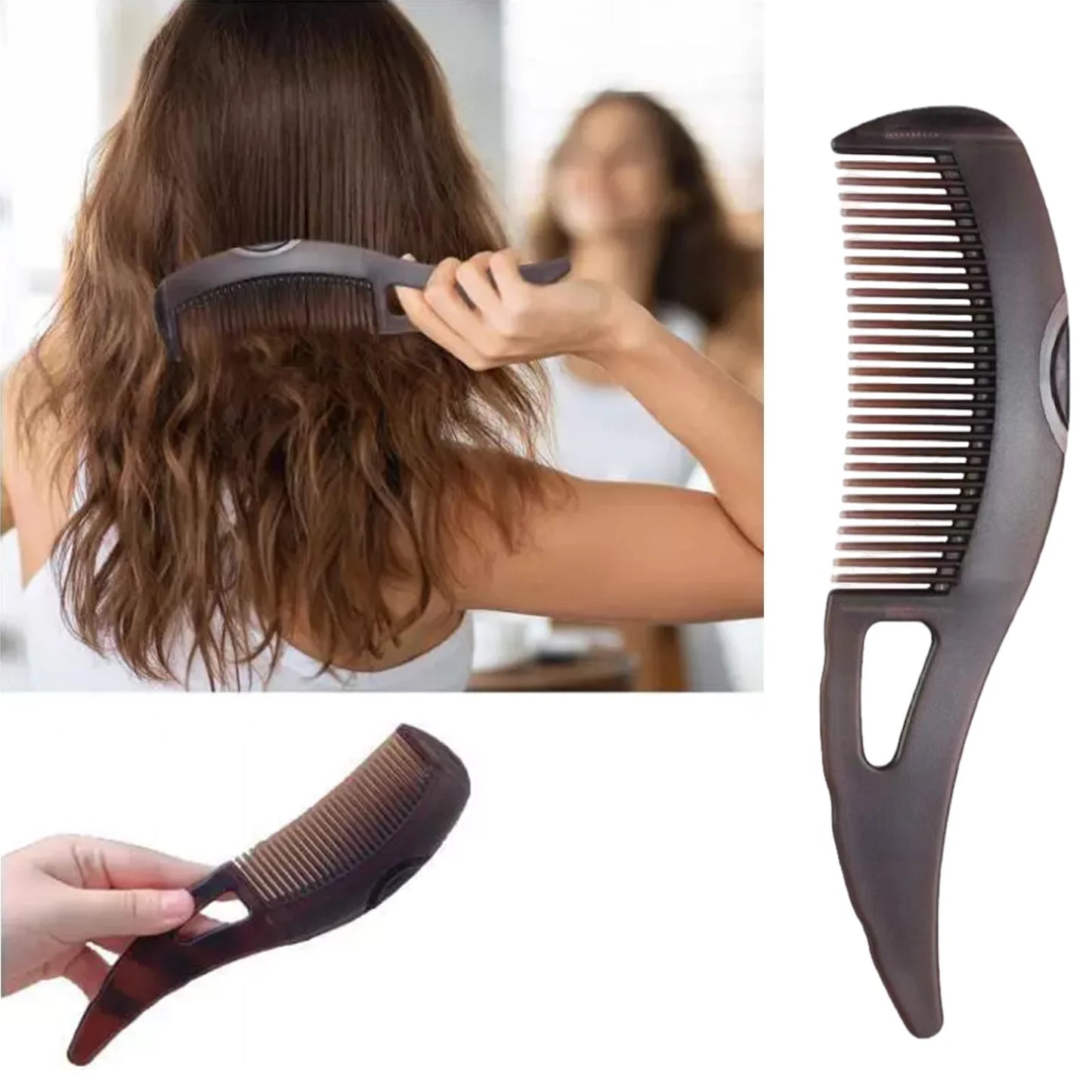 Scalp Massage Hair Comb – Detangling Hair Brush for Healthy-Looking Hair, Salon Styling & Everyday Hair Care